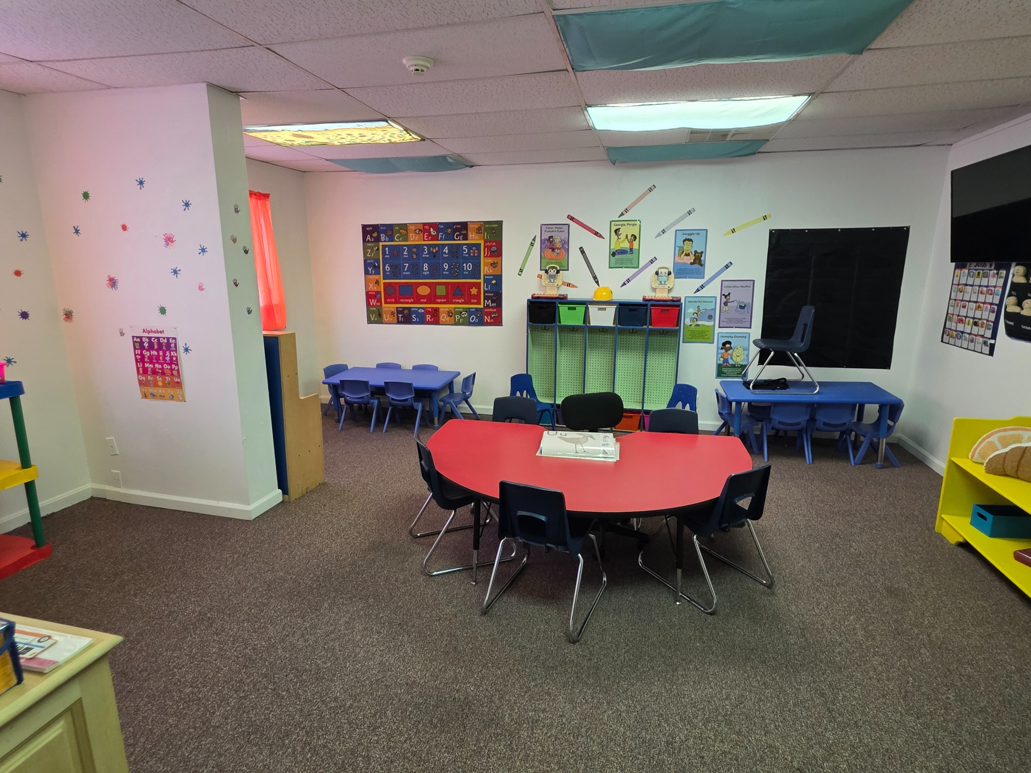 Bright preschool classroom at Busy Body's Learning Academy LLC